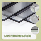 5-layer glass shelf, bookcase, storage board