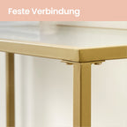 Tailed glass side table, consolet table, coffee table