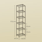 6-layer shelf made of tempered glass bathroom shelf bathroom shelf