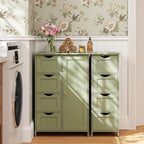 Bathroom cabinet - narrow side cupboard for bathroom, modern design