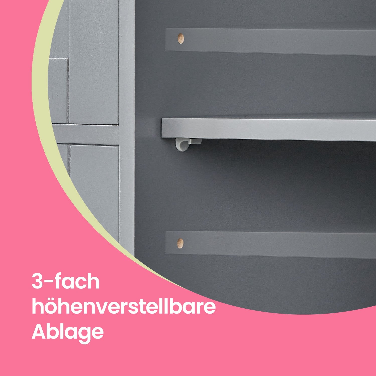 Bathroom cabinet - narrow side cupboard for bathroom, modern design