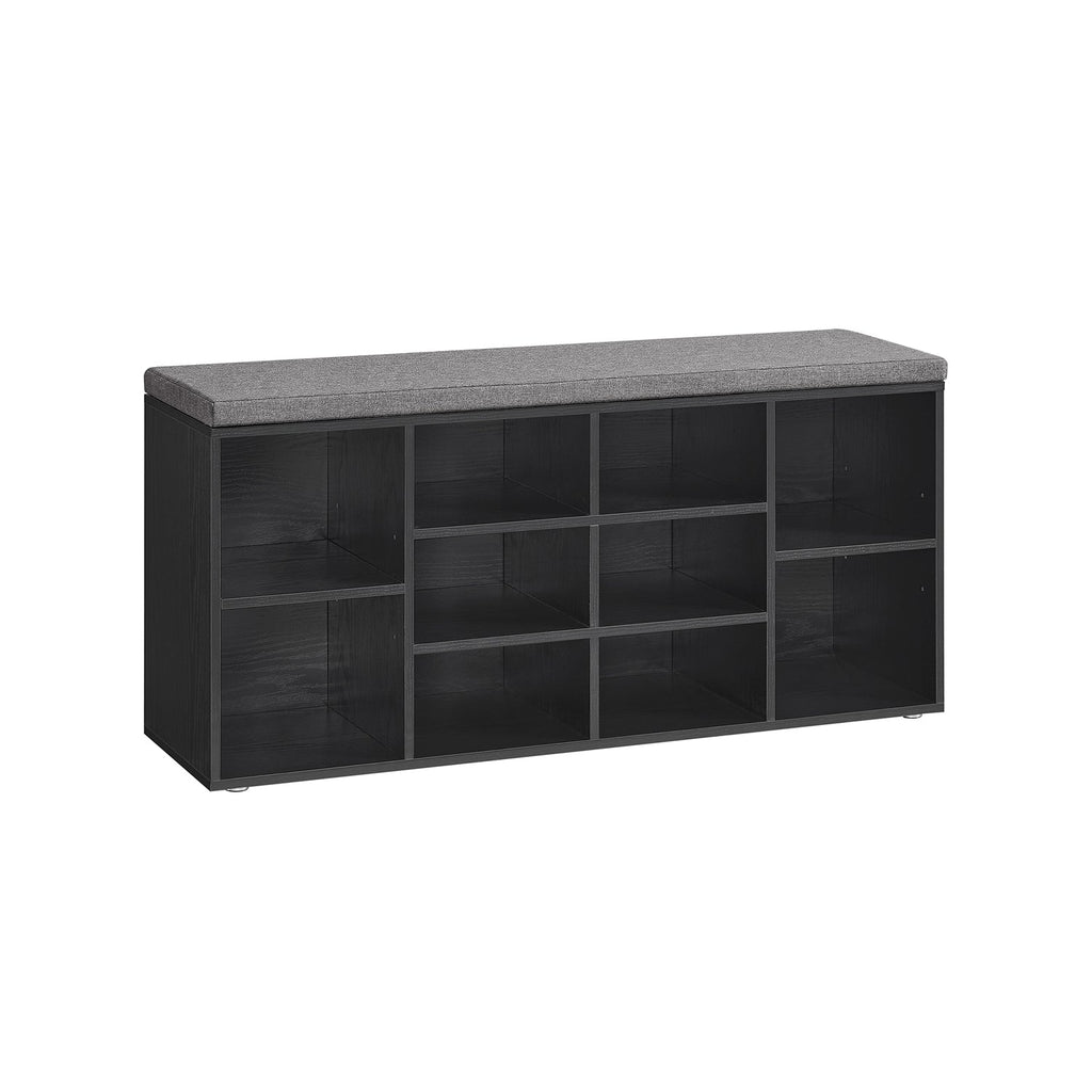 Shoe rack with seating - 30 × 104 × 48 cm - Camelbruin