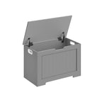 Bench with storage space - Shoe bench - Toy box - Storage cabinet - White