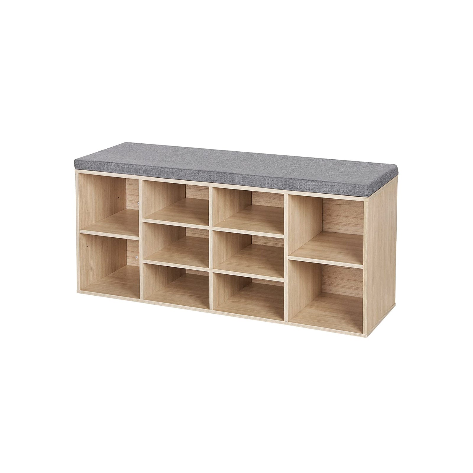 Shoe bank - 10 compartments - sofa - white