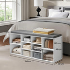 Shoe bench - sofa with storage space, combined with shoe rack