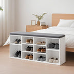 Shoe bench - sofa with storage space, combined with shoe rack