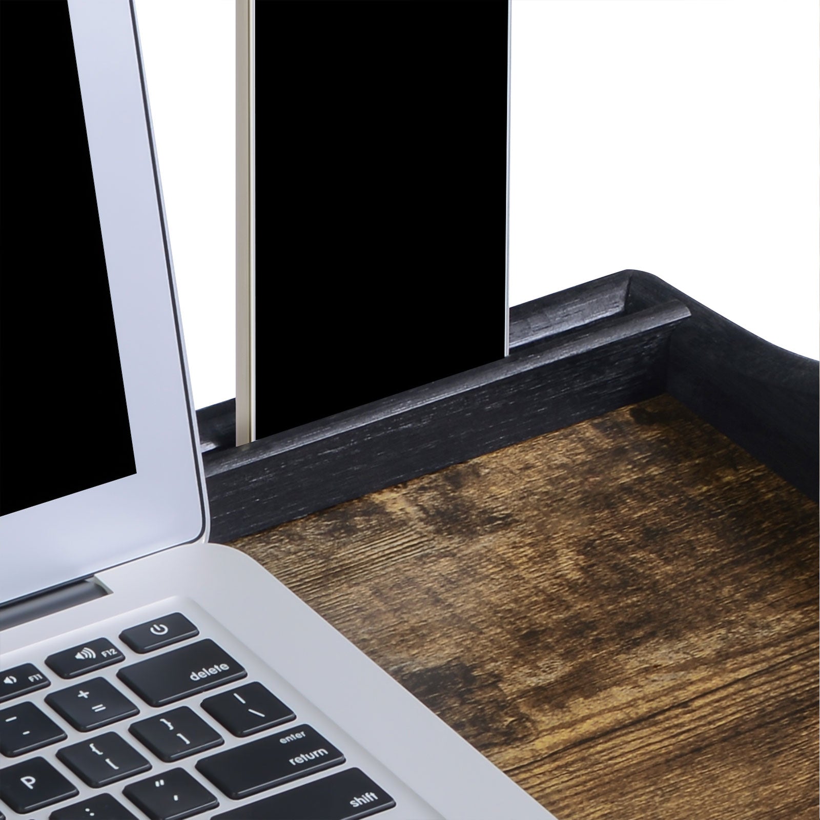 Bedblad - Laptop Standard - Breakfast sheet - Foldable - Vintage Brown / Black