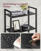 Bookcase - 6 layers - with steel frame