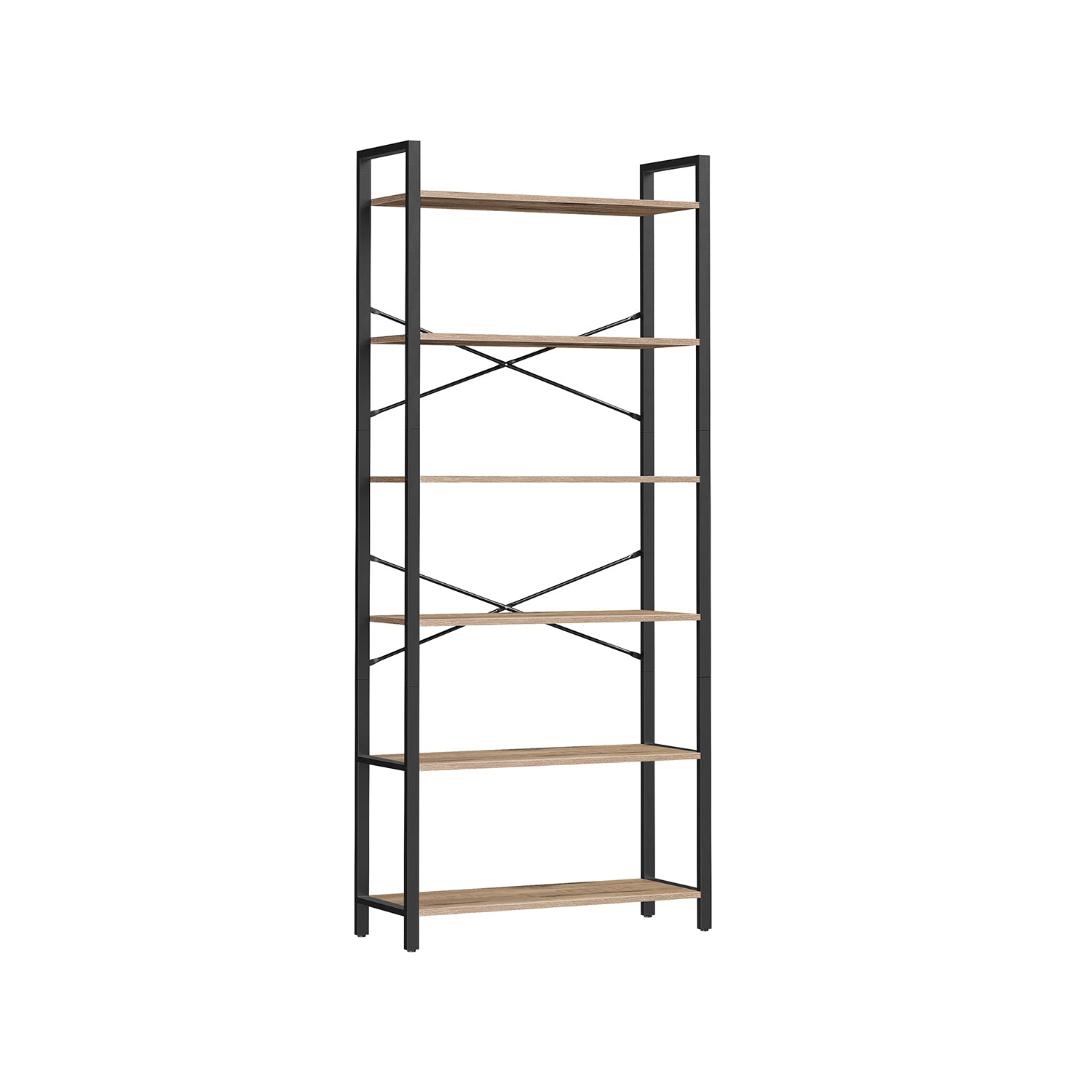 Bookcase-6 Levels-Industrial Design-Camelbruin ink black