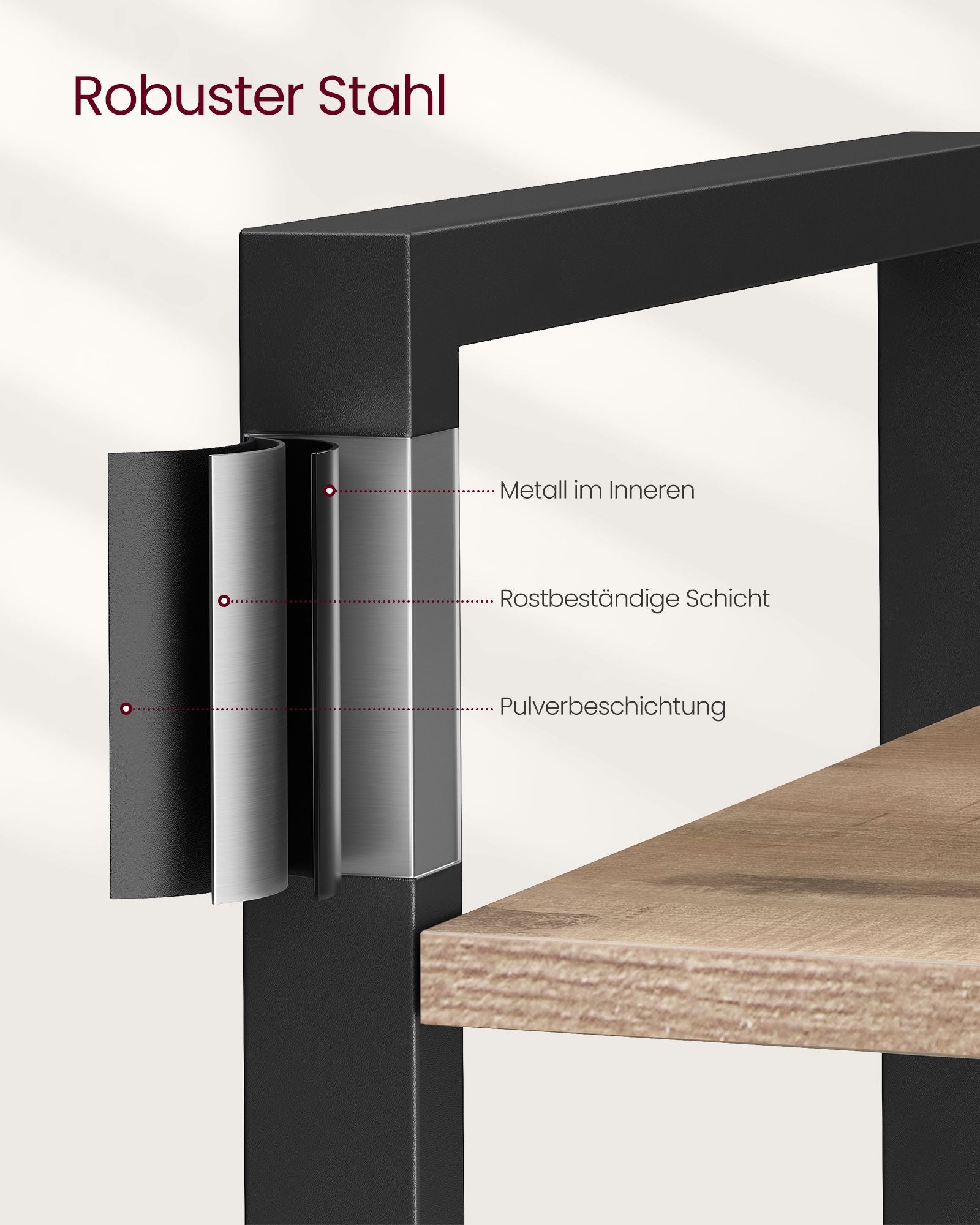 Bookcase-6 Levels-Industrial Design-Camelbruin ink black