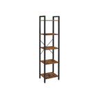 Bookcase - Wall cabinet - Living room cabinet - Vintage Brown/Black