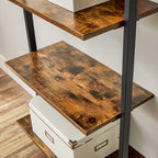Bookcase - Ladderboard - 6 boards - 60 x 30 x 204.8 cm - Industrial design
