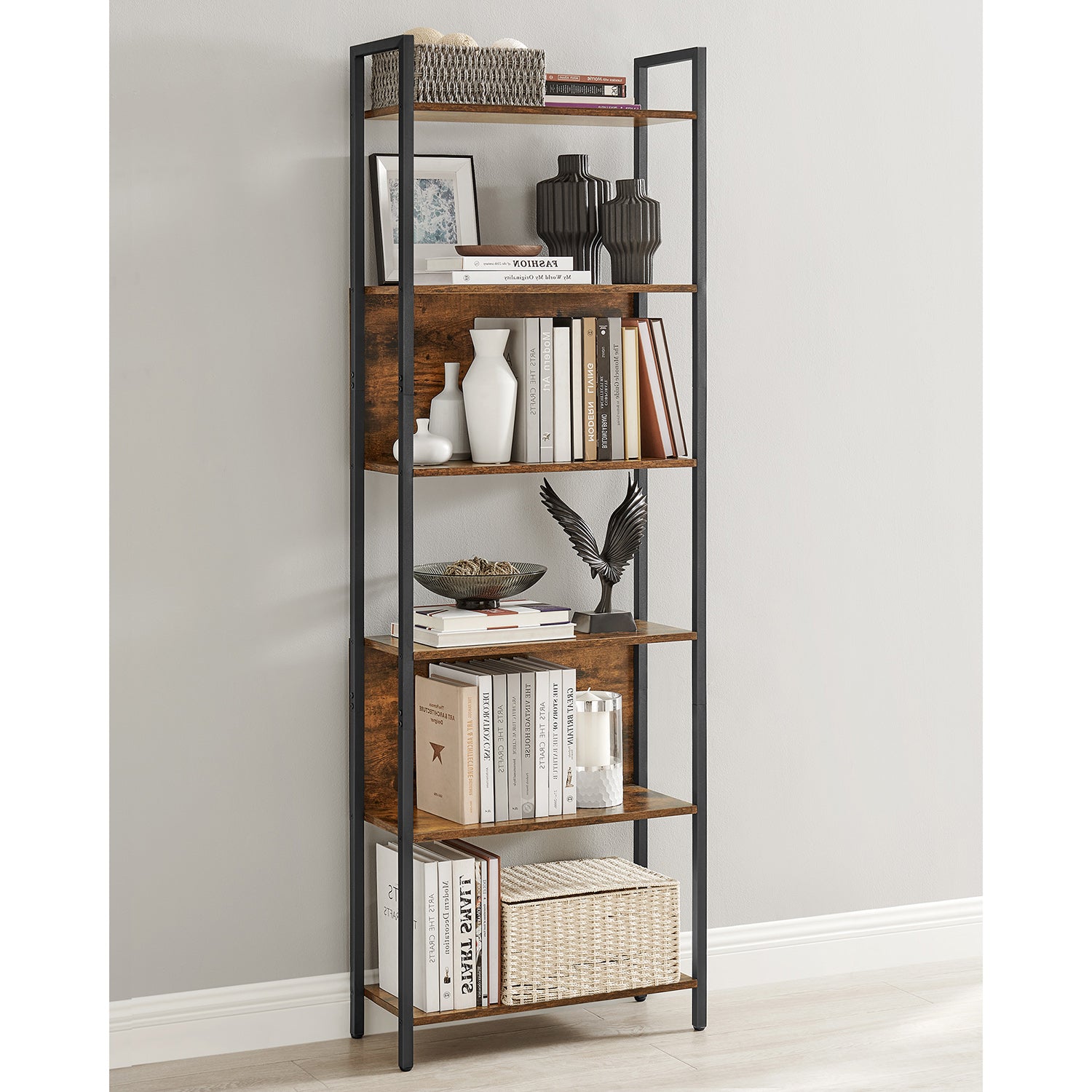Bookcase - with open compartments