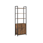 Bookcase 24 x 60 x 159.5 cm Vintage brown-ink black