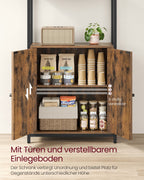 Bookcase 24 x 60 x 159.5 cm Vintage brown-ink black