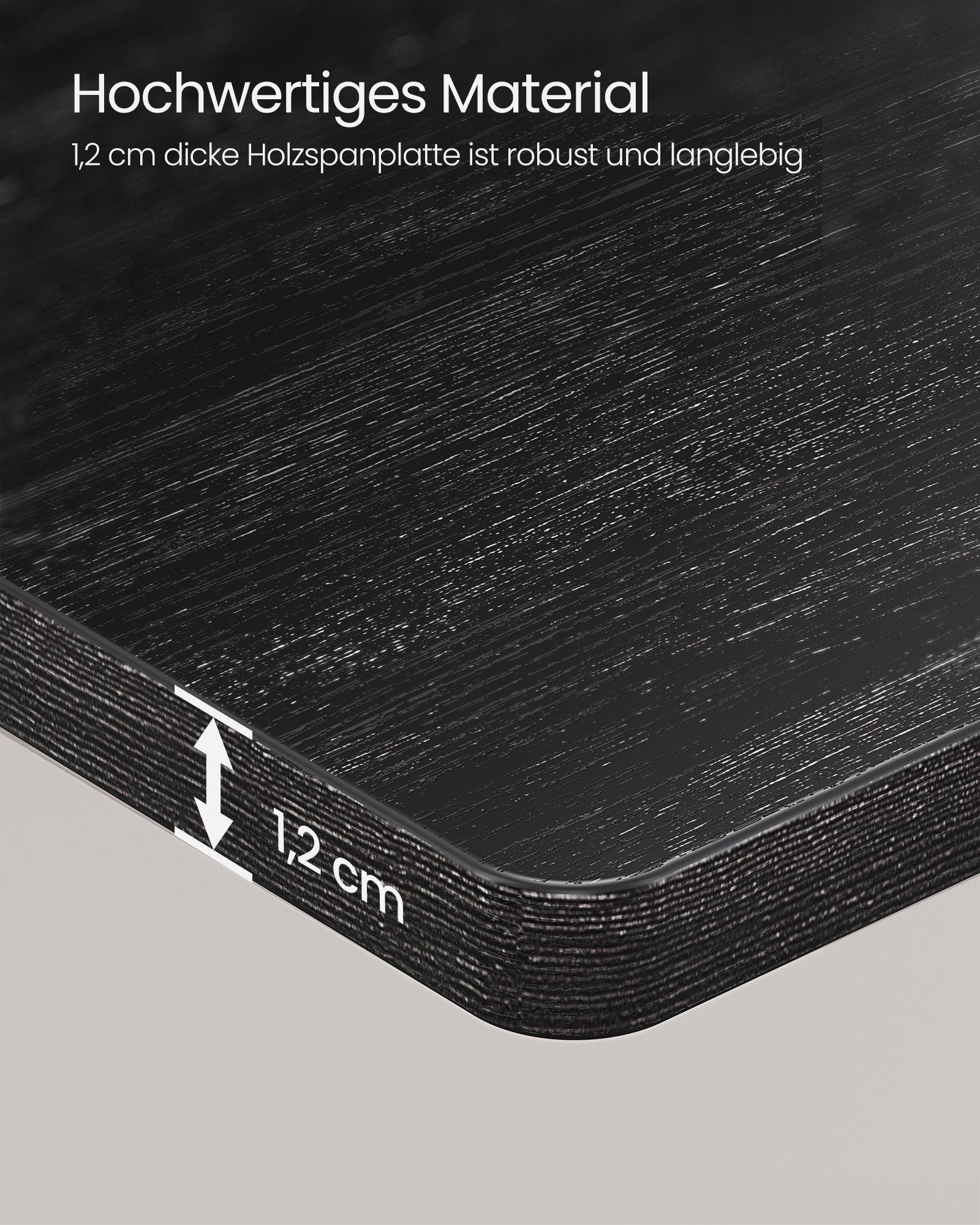 Corner board-L-shaped-Industrial design-Black