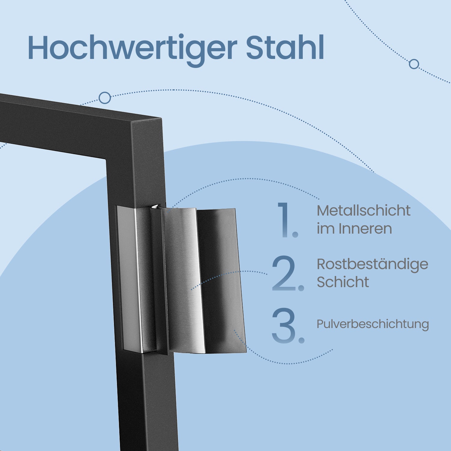 Bookcase - Ladderboard with 5 levels, narrow model