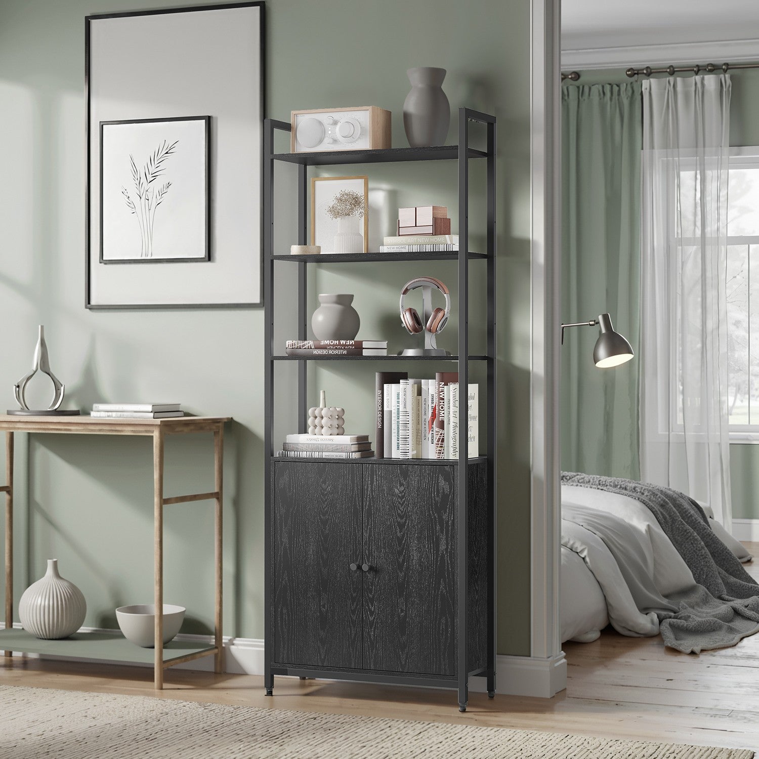 Bookcase with 6 levels