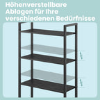 Bookcase with 6 levels