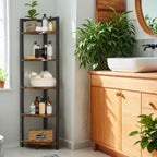 5-layer bookcase storage rack multifunctional corner board