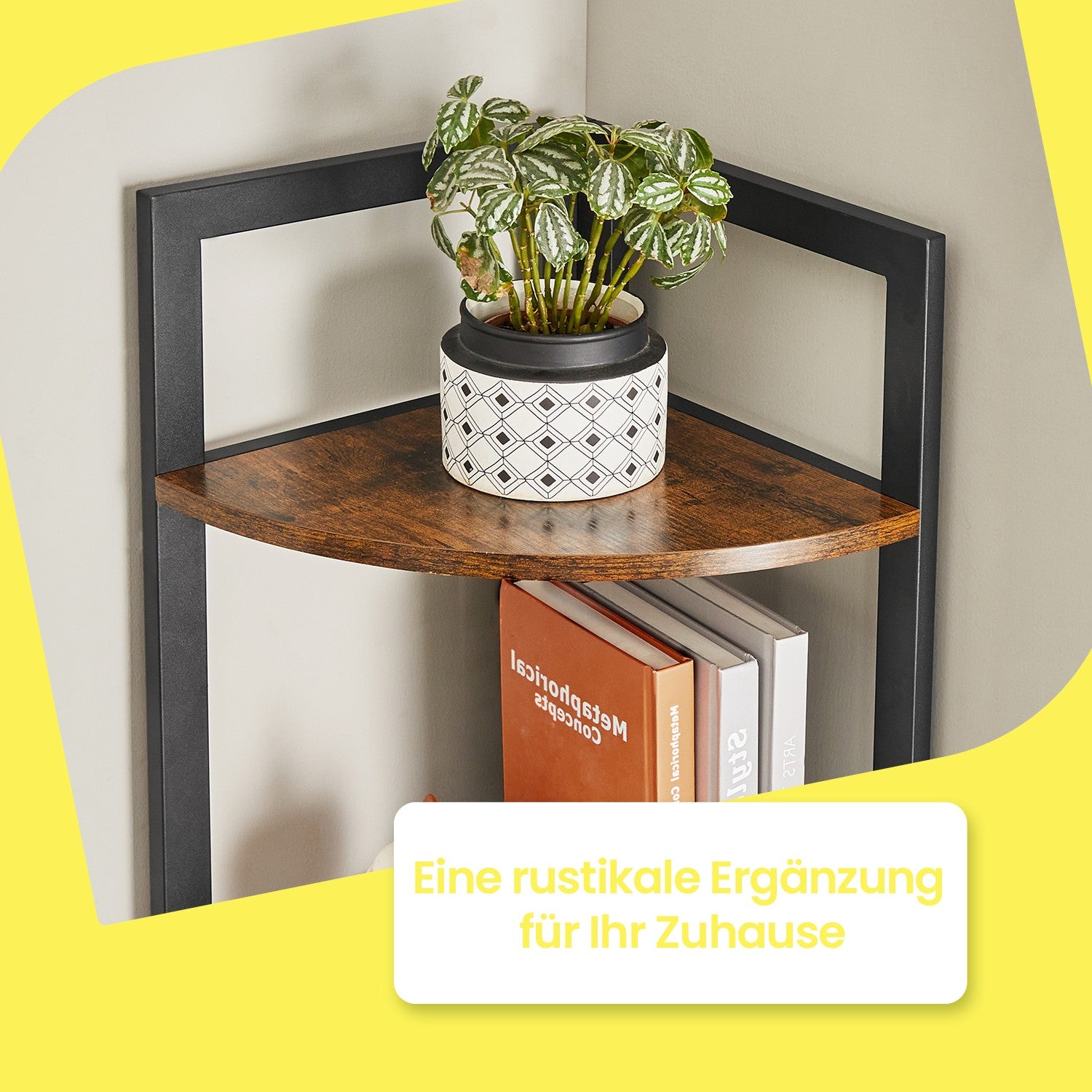 5-layer bookcase storage rack multifunctional corner board