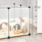 Animal Cage - Outdoor housing for hamster, guinea pig, rabbit - Transparent