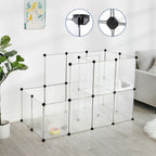 Animal cage - country retreat - for guinea pigs, rabbits, hamsters - transparent