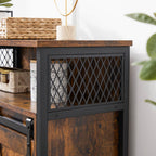 Beeper cupboard - Kitchen cupboard - With sliding door - Brown