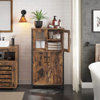 Bathroom furniture - Dresser - Storage cabinet - Adjustable board - Steel frame