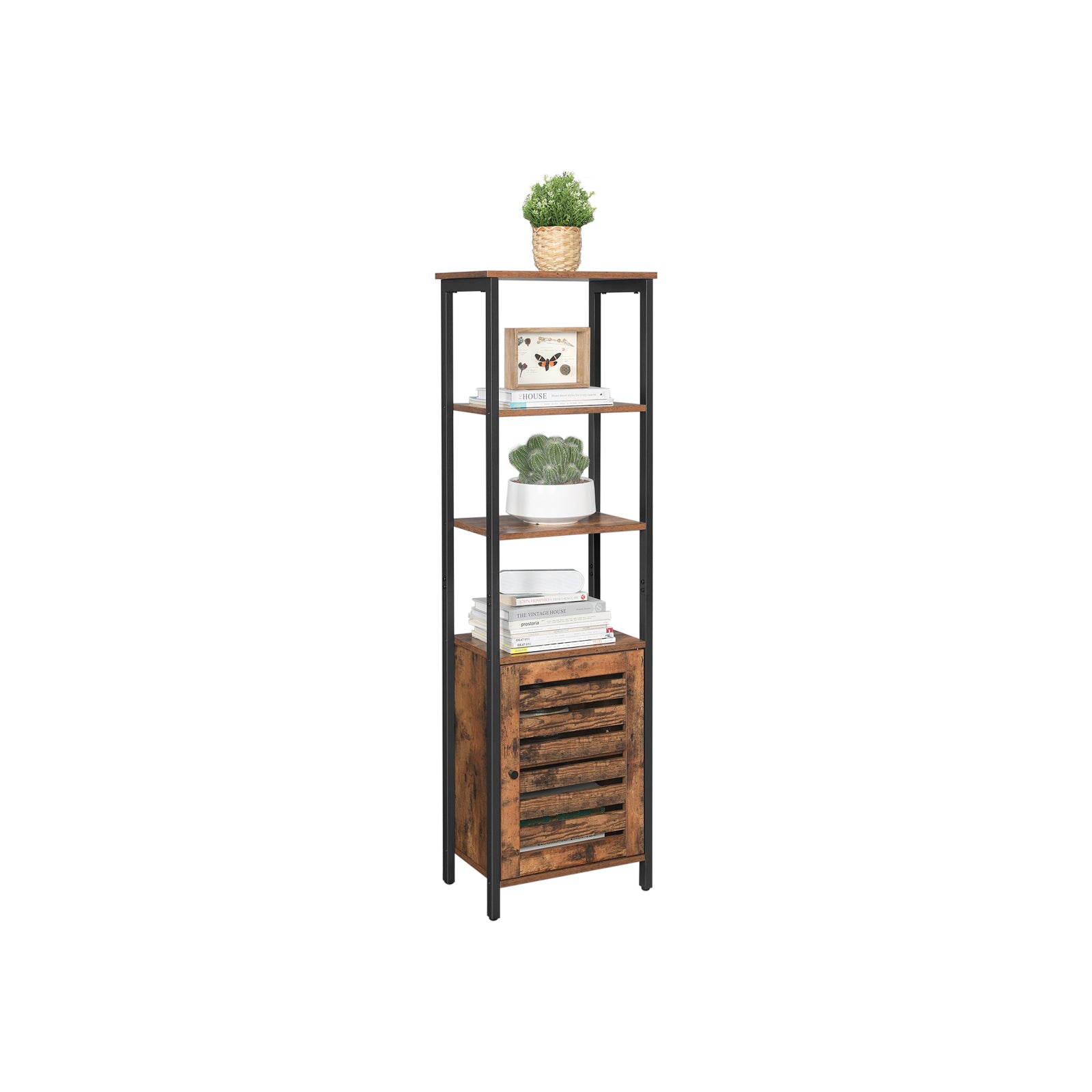 High cupboard - with 4 open shelves