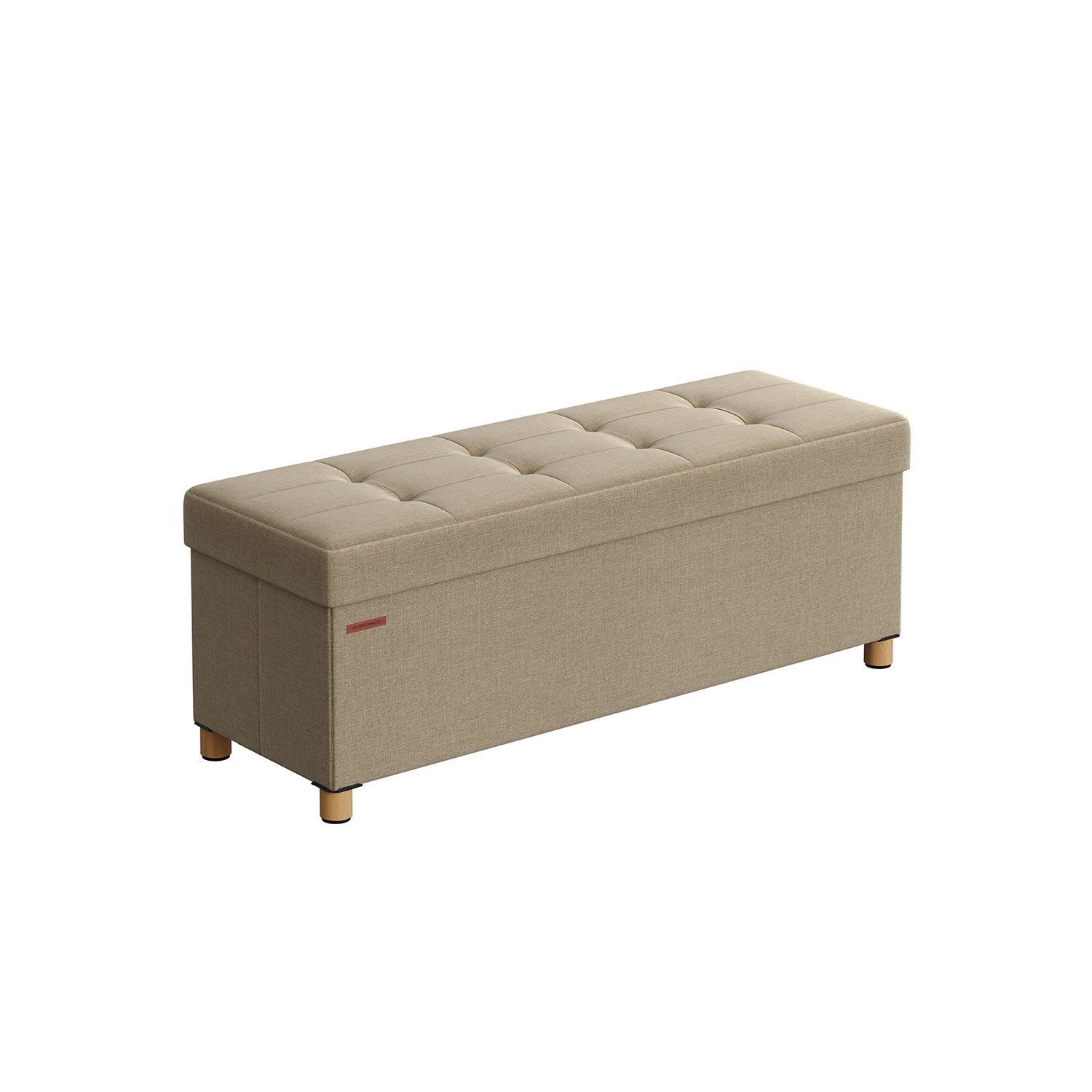Bench - with storage space - folding - ink black