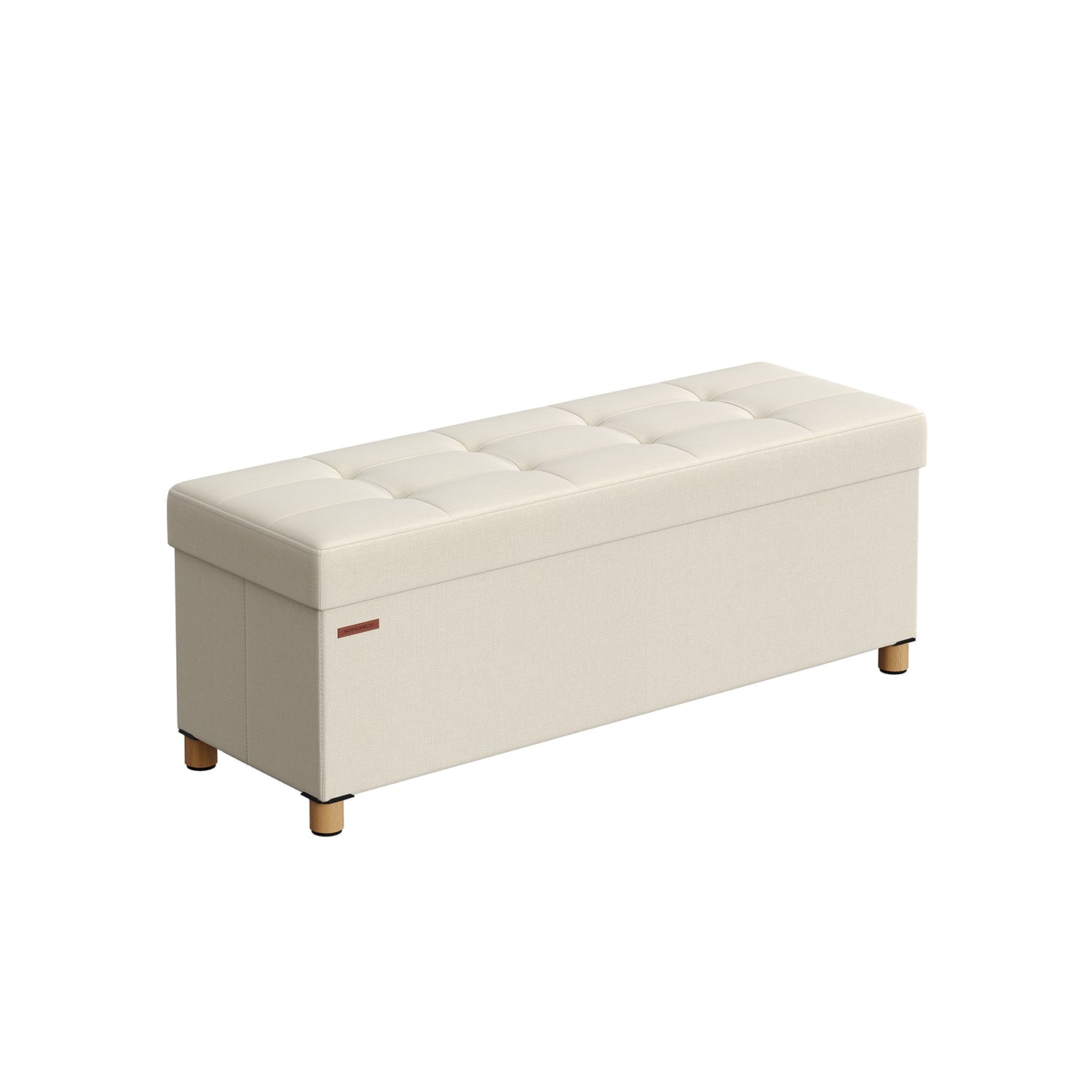 Bench - with storage space - folding - ink black