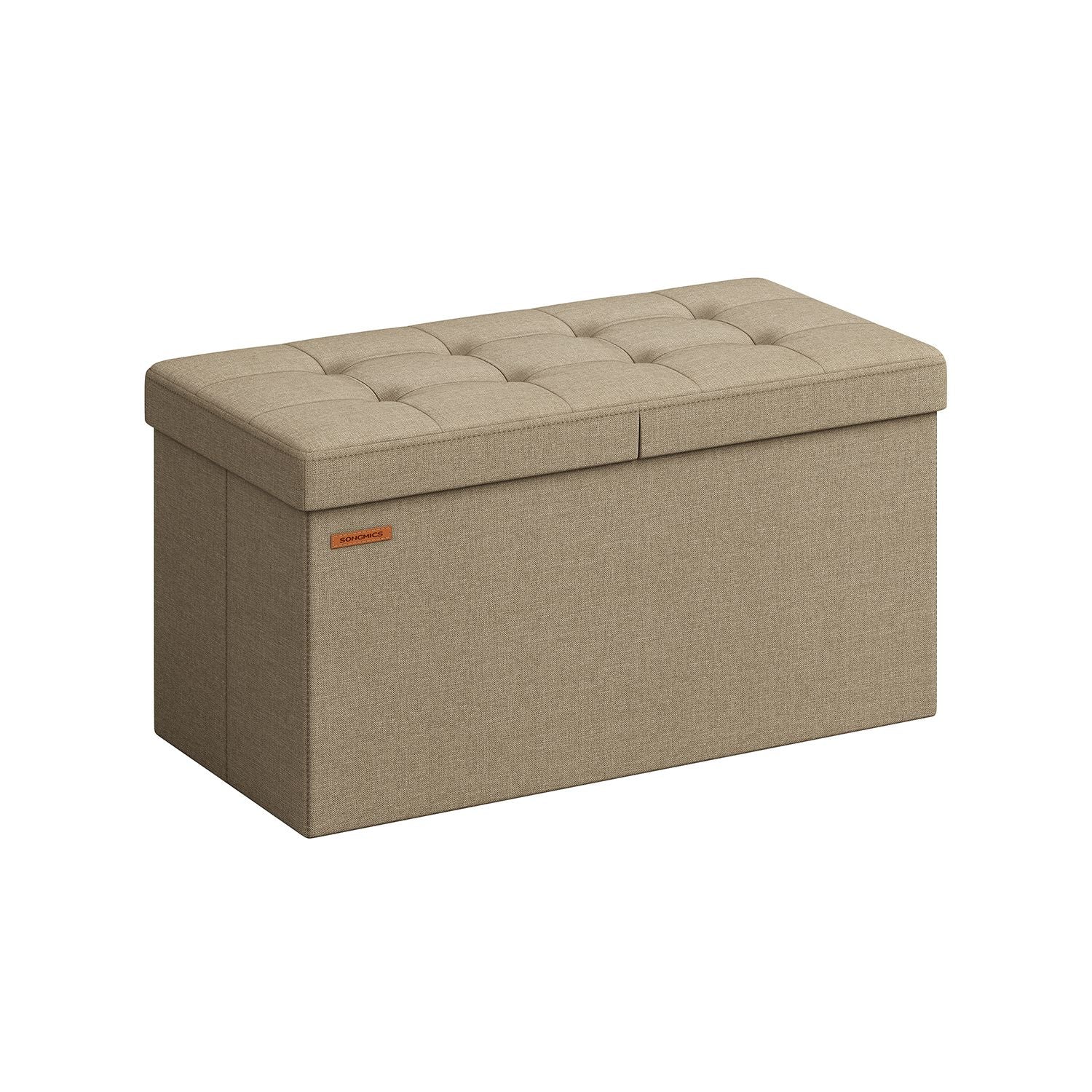 Bank - With Storage Space - 38 × 76 × 38 cm - Camelbruin