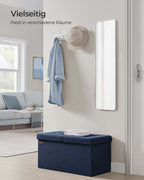 Sofa - with storage space - 38 × 76 × 38 cm - night blue