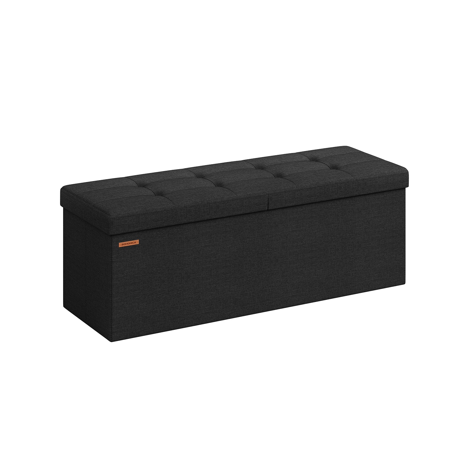 Sofa - with storage space - 38 × 110 × 38 cm - ink -black