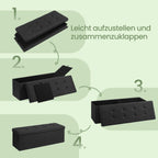Sofa with storage space - seating box - foldable - multiple colors