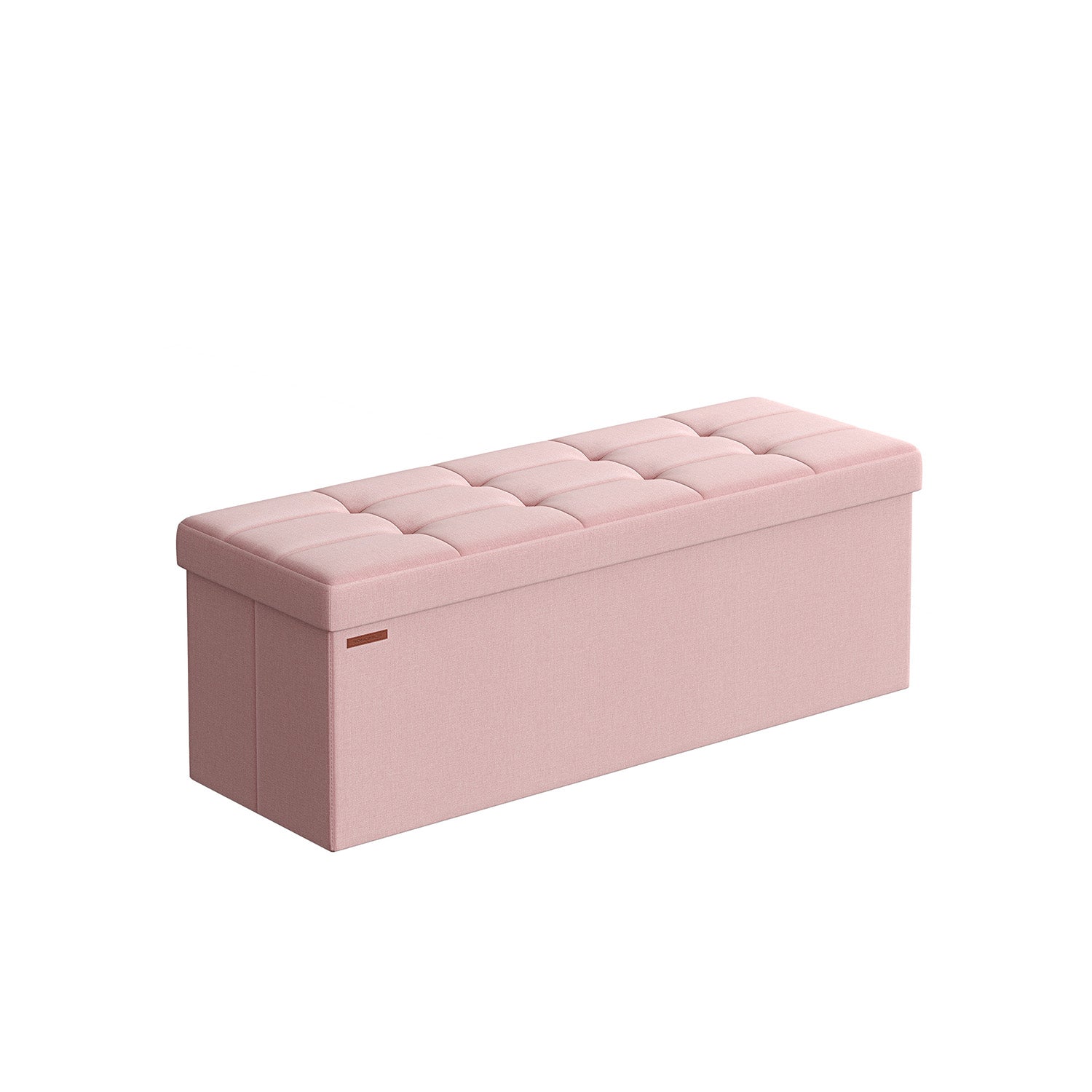 Storage bench - seating box - Foldable - load capacity 300 kg - light gray
