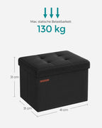 Bank - With Storage Space - Basic Black