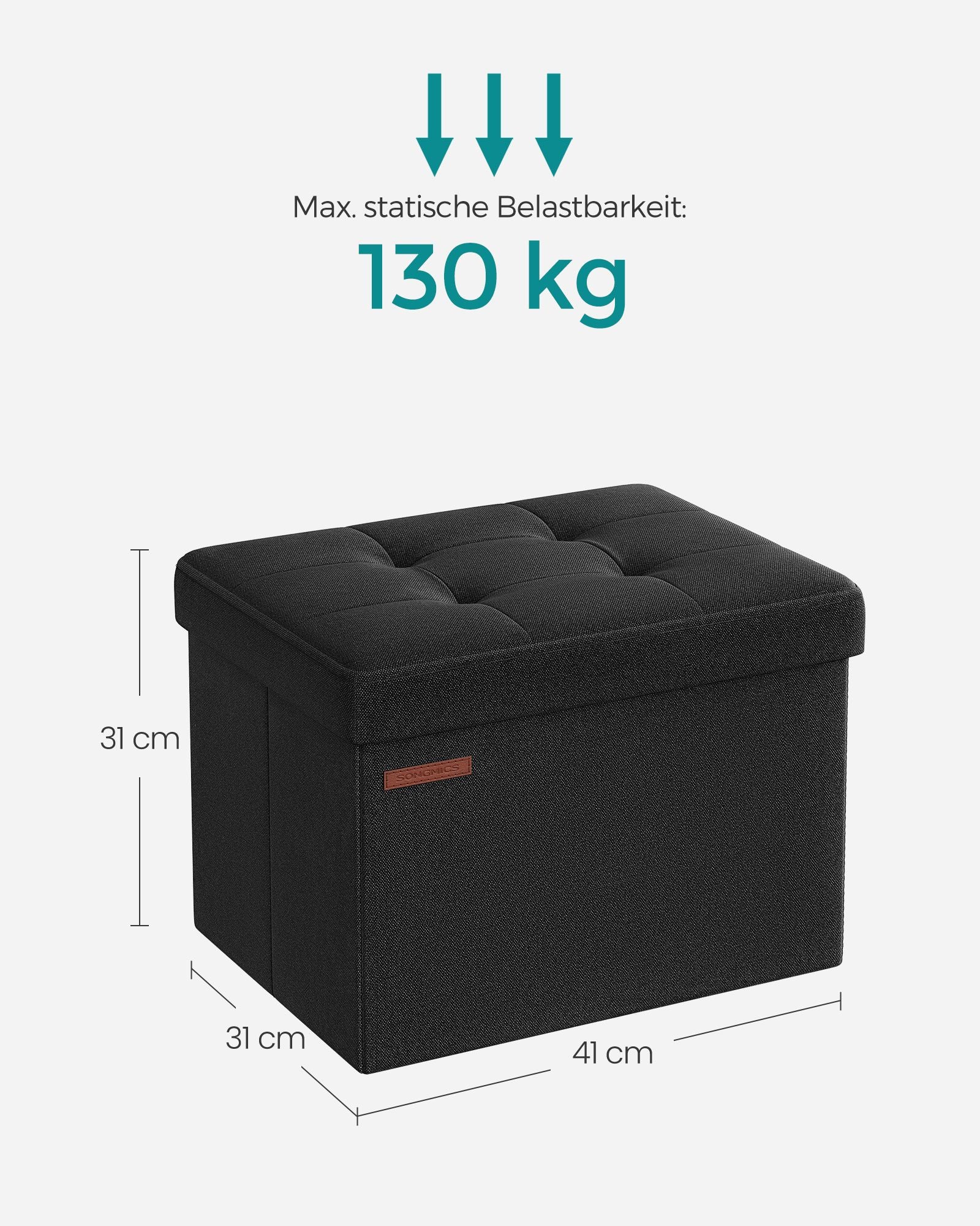 Bank - With Storage Space - Basic Black