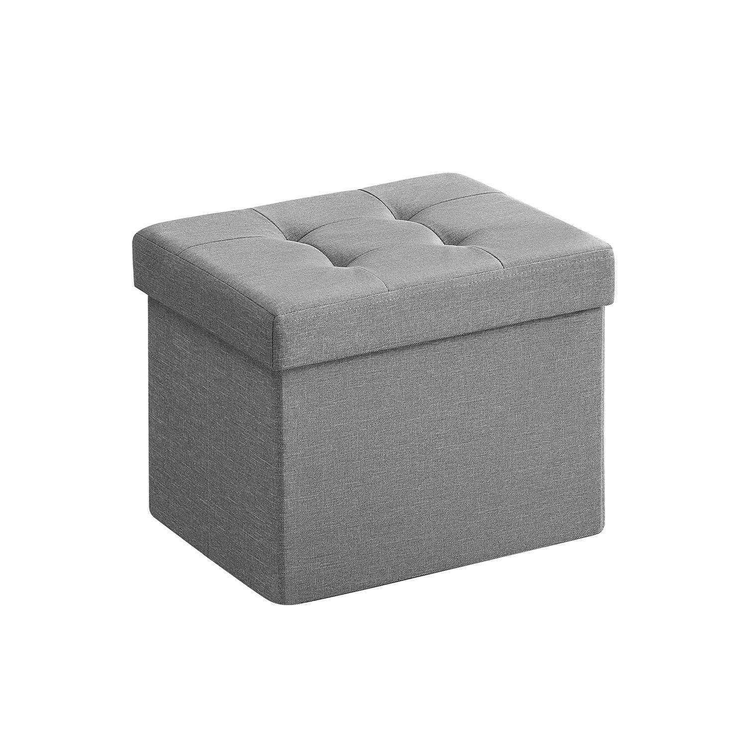 Bank - 41 cm - with storage space - light gray