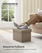 Bank - With Storage Space - Light Taupe