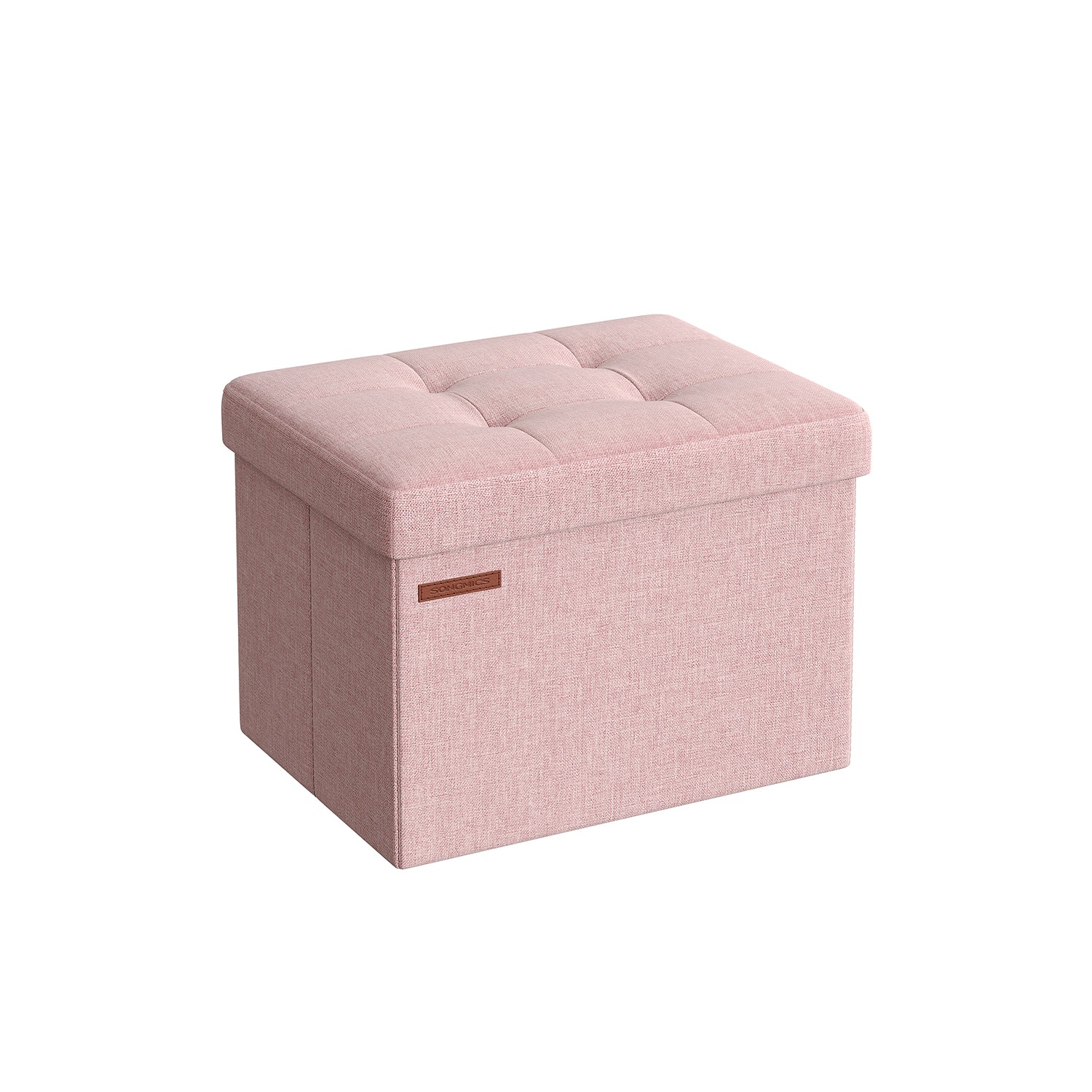 Bench - with storage space - pastel pink
