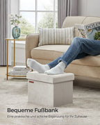Stool - with storage space - 31 × 41 cm - up to 130 kg