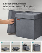 Bank - With Storage Space - Van Leigrijs Vuweel