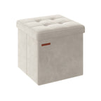 Sofa - with storage space - velvet - 38 × 38 × 38 cm