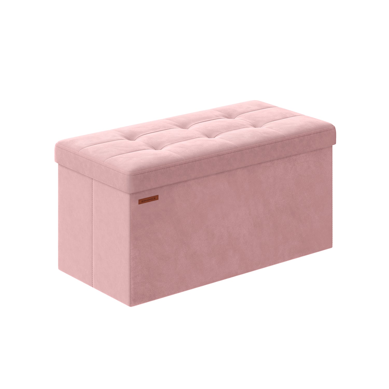 Bank - with storage space - up to 300 kg - pastel pink