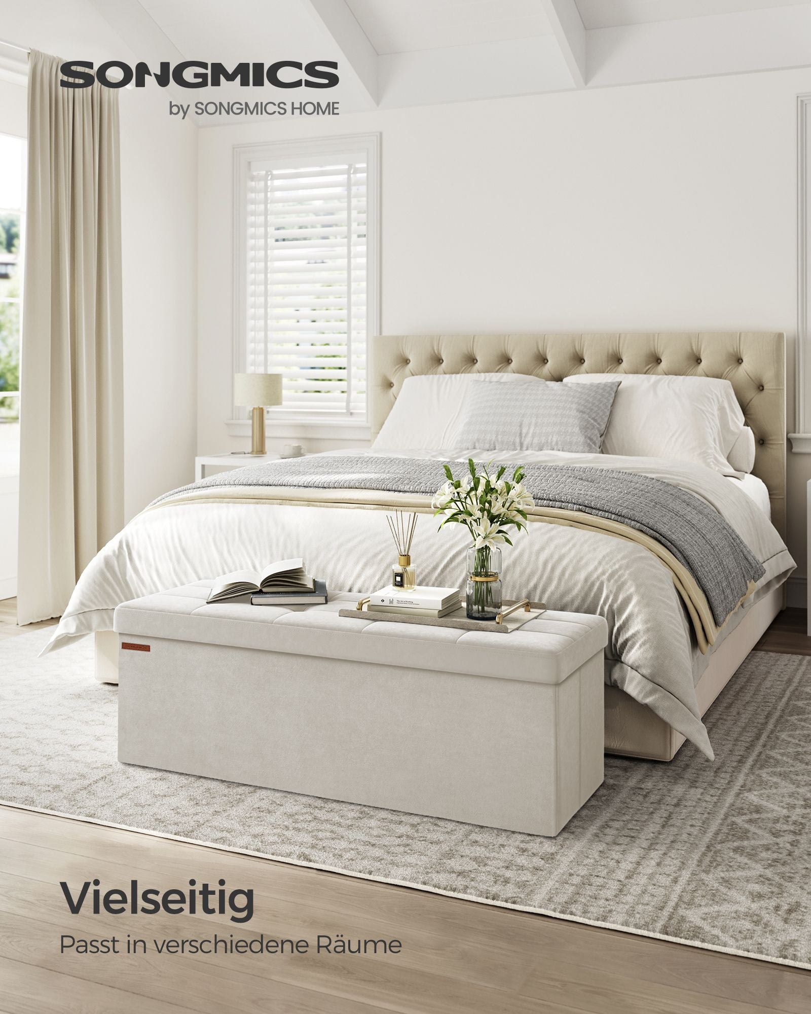 Bank - With Storage Space - Velvet - 38 × 110 × 38 cm