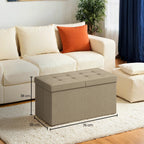 Sofa with storage space, folding seat box, storage box