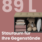 Sofa with storage space, folding seat box, storage box
