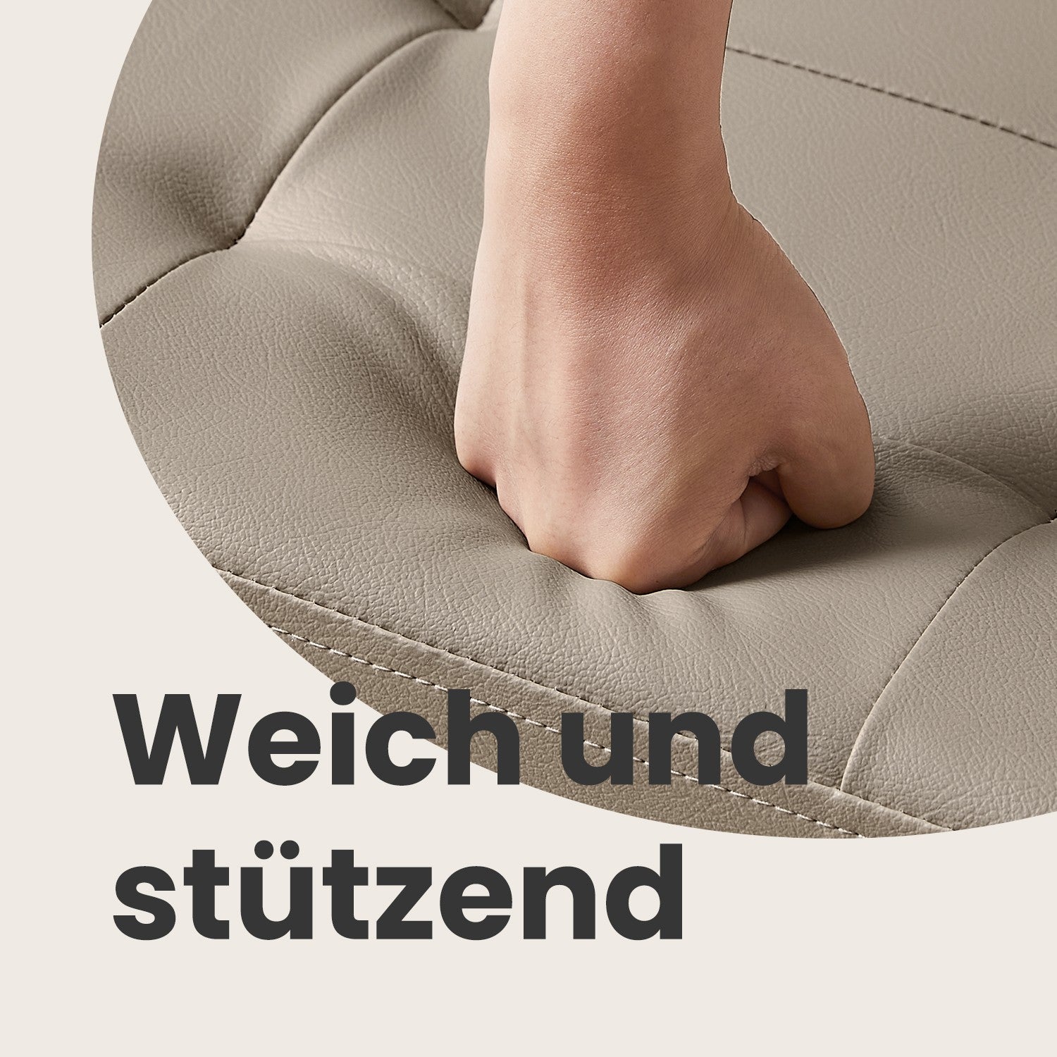 Sofa with storage space - folding seat box - storage box - 110 cm - gray